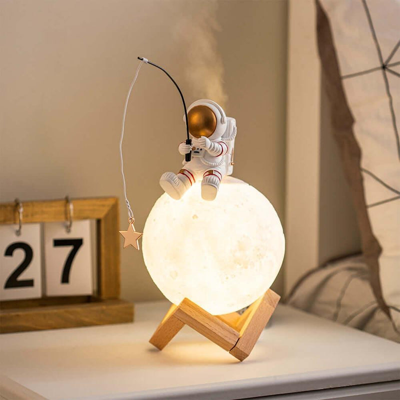 Umidificador de ar e Luminária Decorativa de Astronauta